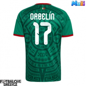 Mexiko Orbelin Pineda #17 Domácí Dres MS 2026 Krátký Rukáv